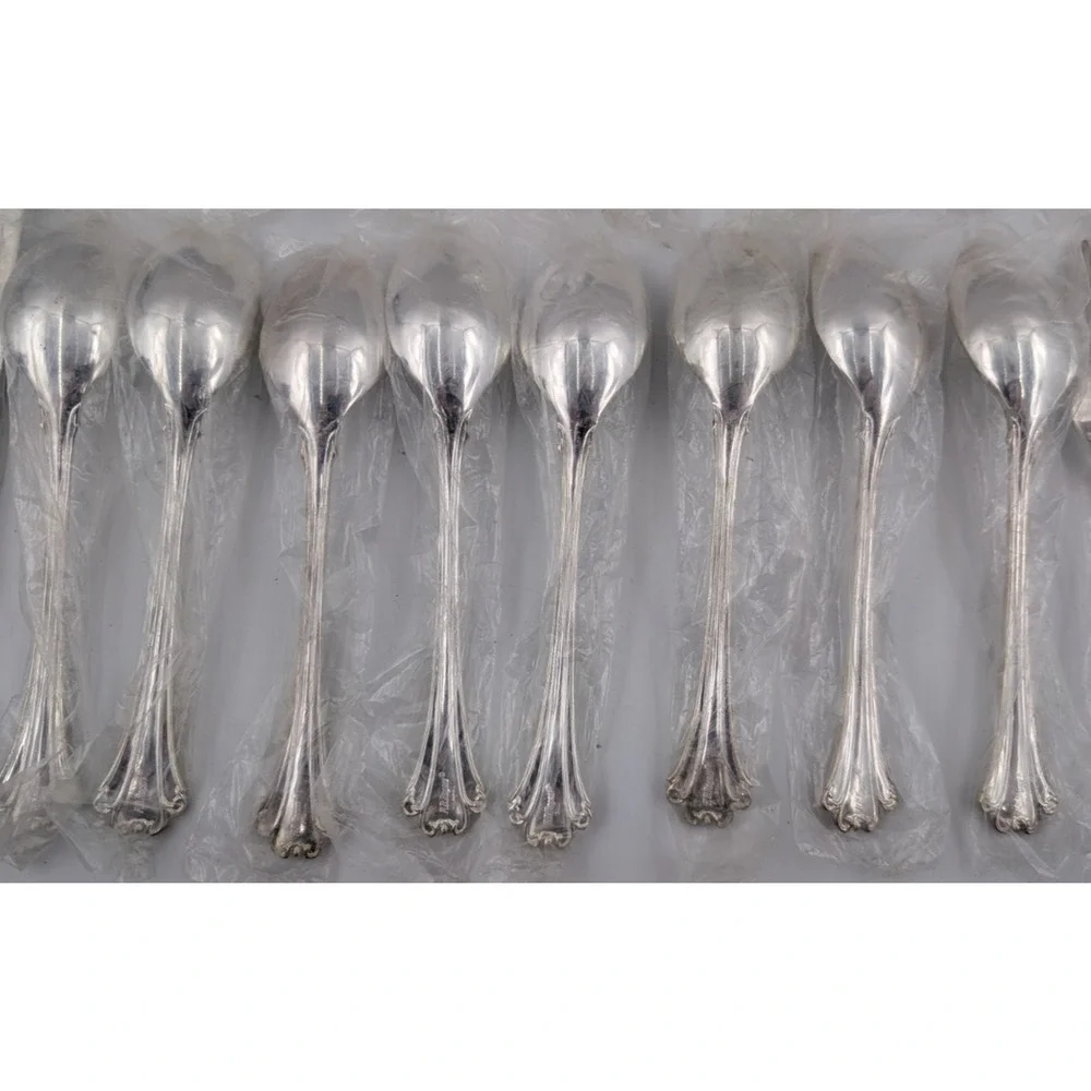 FB Rogers Silverplate Flatware 26 pc American Chippendale fork spoon knife NOS